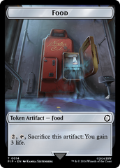 Robot // Food (0014) Double-Sided Token [Fallout Tokens] | Cards and Coasters CA