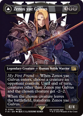 Zenos yae Galvus // Shinryu, Transcendent Rival (Borderless) [FINAL FANTASY] | Cards and Coasters CA