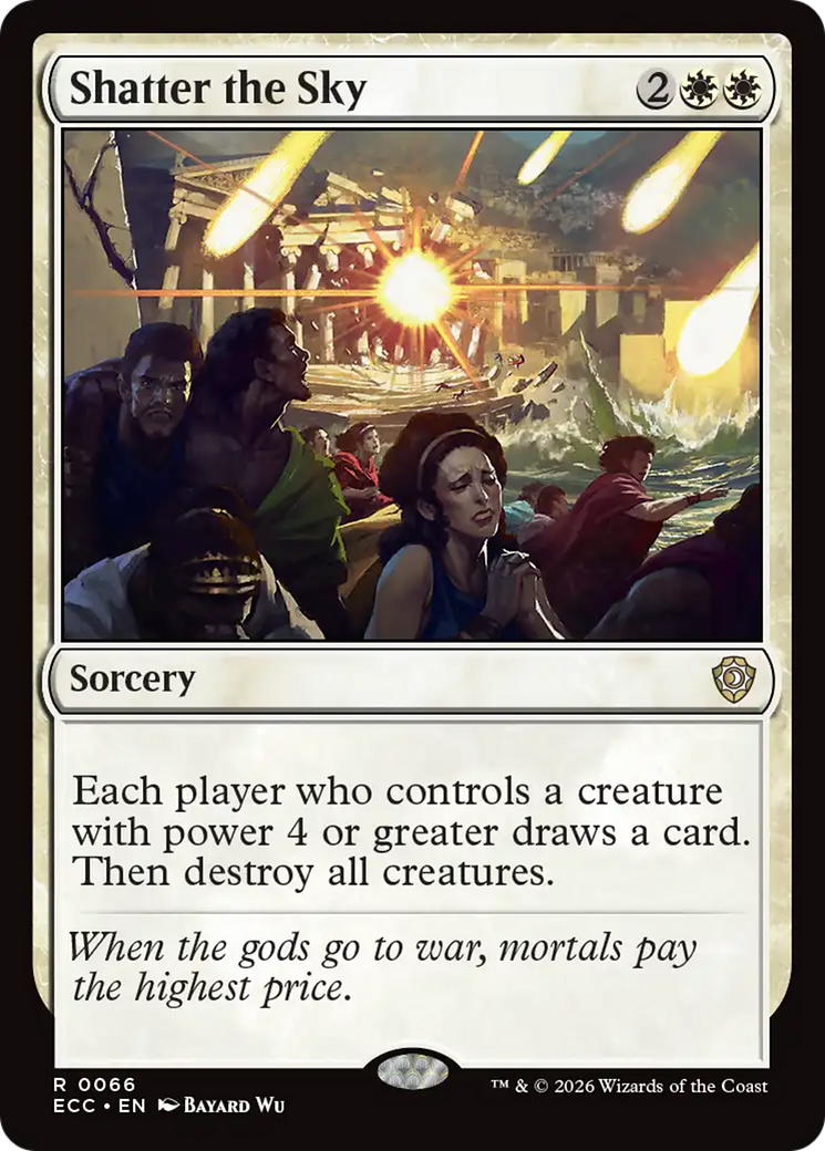 Shatter the Sky [Lorwyn Eclipsed Commander] | Cards and Coasters CA