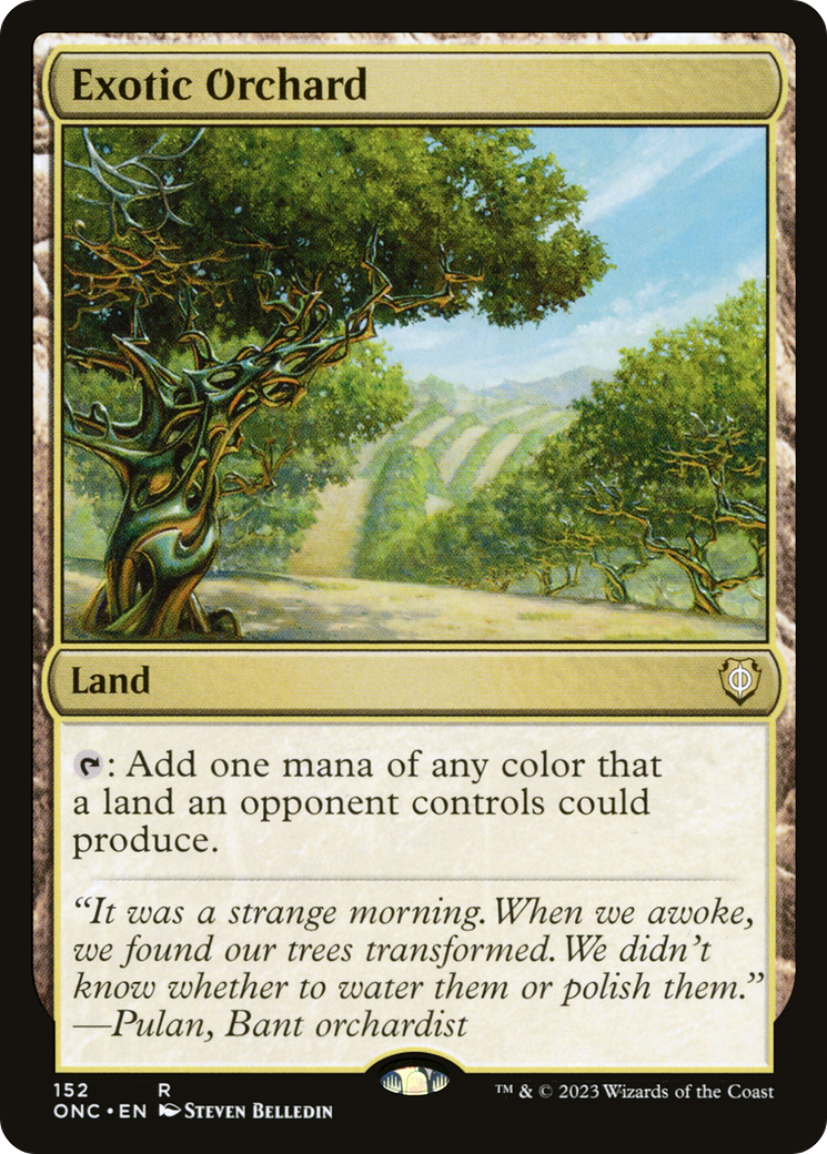 Exotic Orchard [Phyrexia: All Will Be One Commander] | Cards and Coasters CA