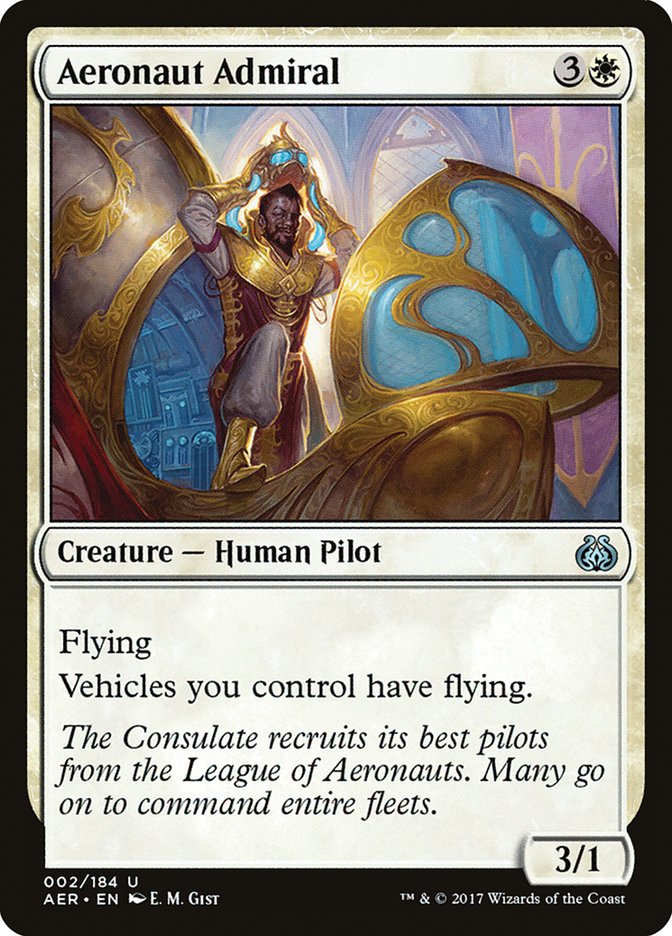 Aeronaut Admiral [Aether Revolt] | Cards and Coasters CA