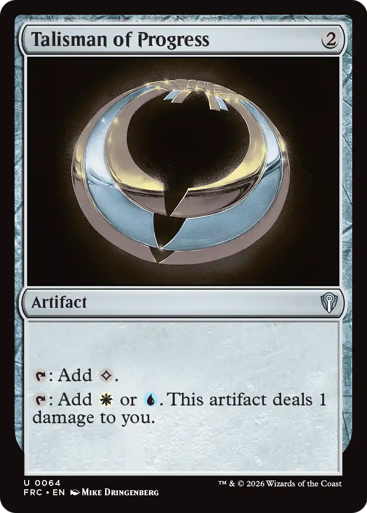 Talisman of Progress [Reality Fracture Commander] | Cards and Coasters CA