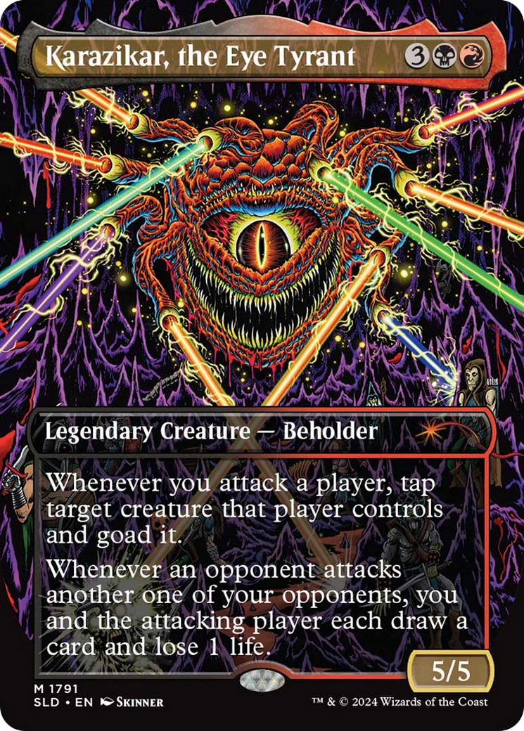 Karazikar, the Eye Tyrant (Rainbow Foil) [Secret Lair Drop Series] | Cards and Coasters CA