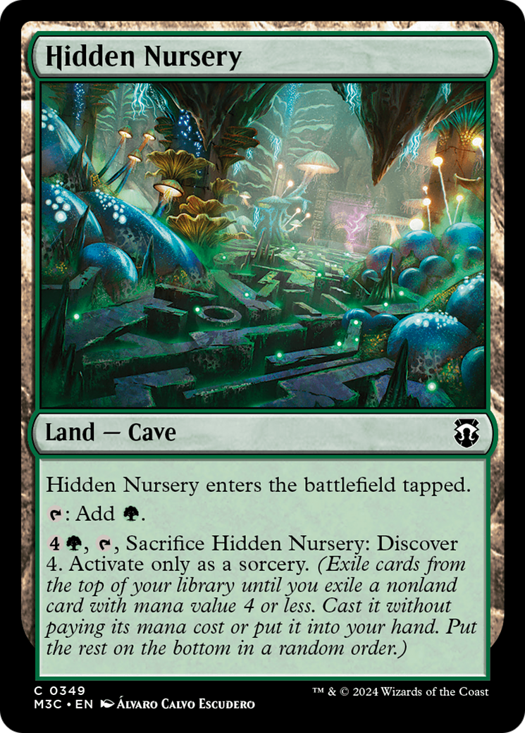 Hidden Nursery (Ripple Foil) [Modern Horizons 3 Commander] | Cards and Coasters CA