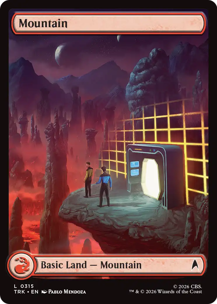 Mountain (0315) [Star Trek] | Cards and Coasters CA