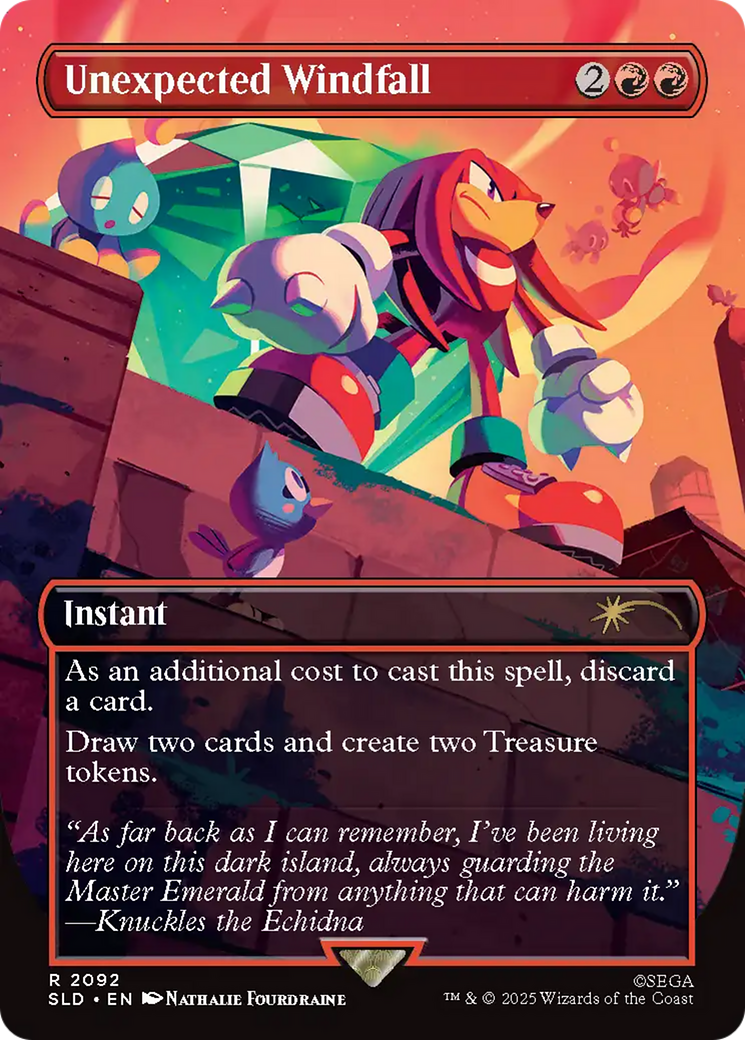 Unexpected Windfall (2092) [Secret Lair Drop Series] | Cards and Coasters CA