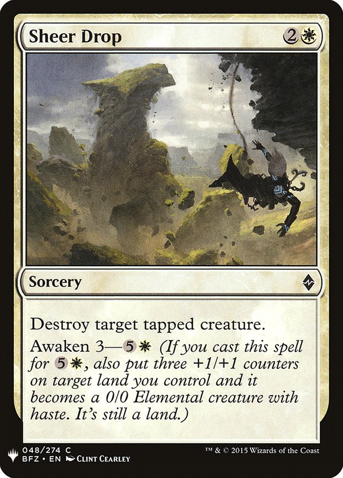 Sheer Drop [Mystery Booster] | Cards and Coasters CA