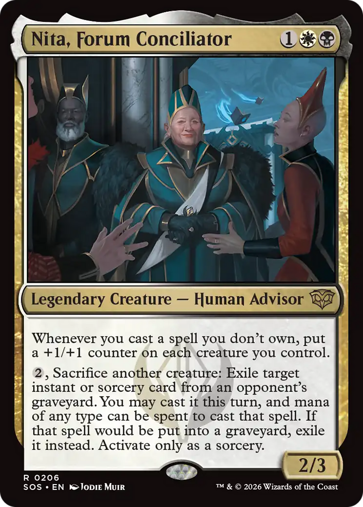 Nita, Forum Conciliator [Secrets of Strixhaven] | Cards and Coasters CA