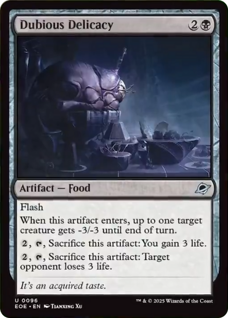Dubious Delicacy [Edge of Eternities] | Cards and Coasters CA