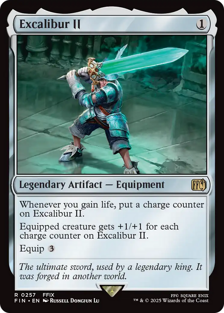 Excalibur II [FINAL FANTASY] | Cards and Coasters CA