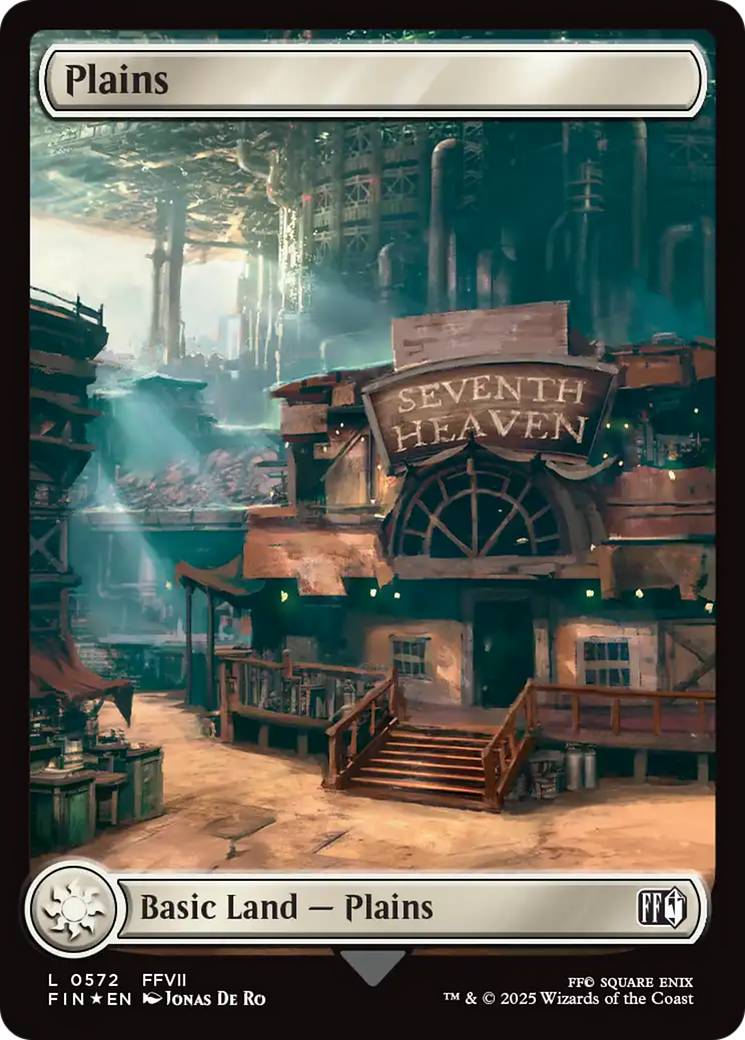 Plains (0572) (Surge Foil) [FINAL FANTASY] | Cards and Coasters CA