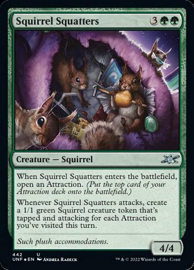 Squirrel Squatters (Galaxy Foil) [Unfinity] | Cards and Coasters CA