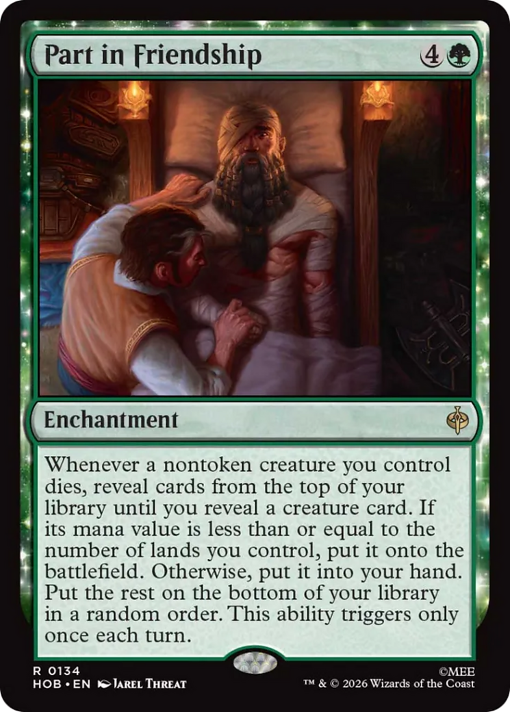 Part in Friendship [The Hobbit] | Cards and Coasters CA