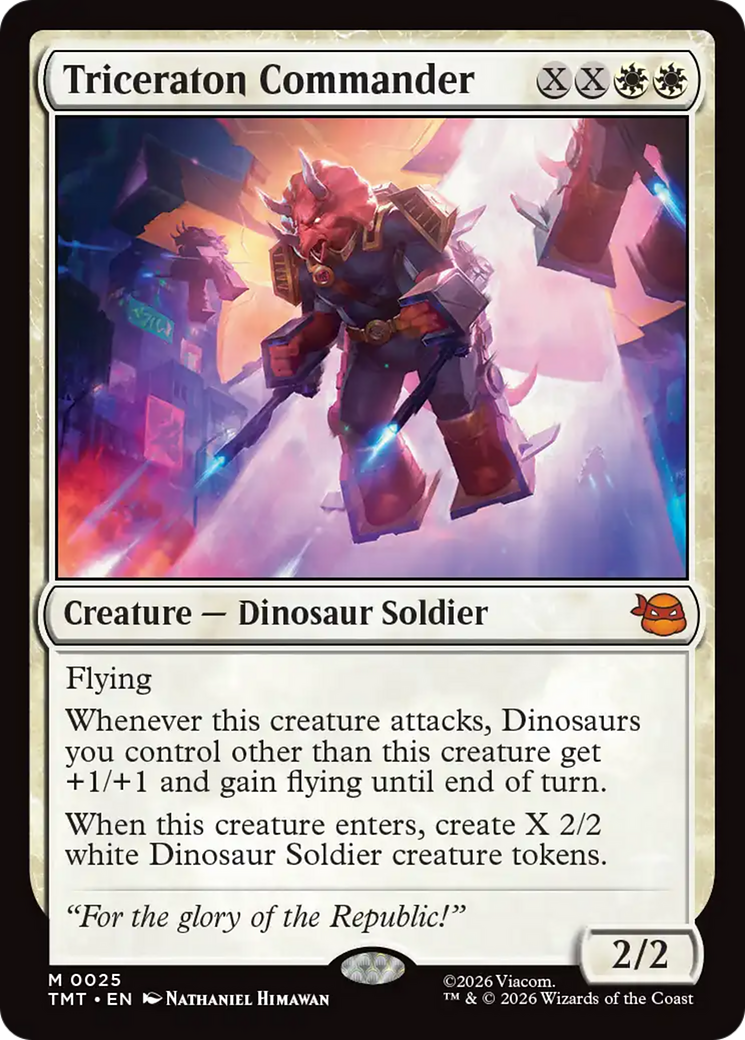 Triceraton Commander [Teenage Mutant Ninja Turtles] | Cards and Coasters CA