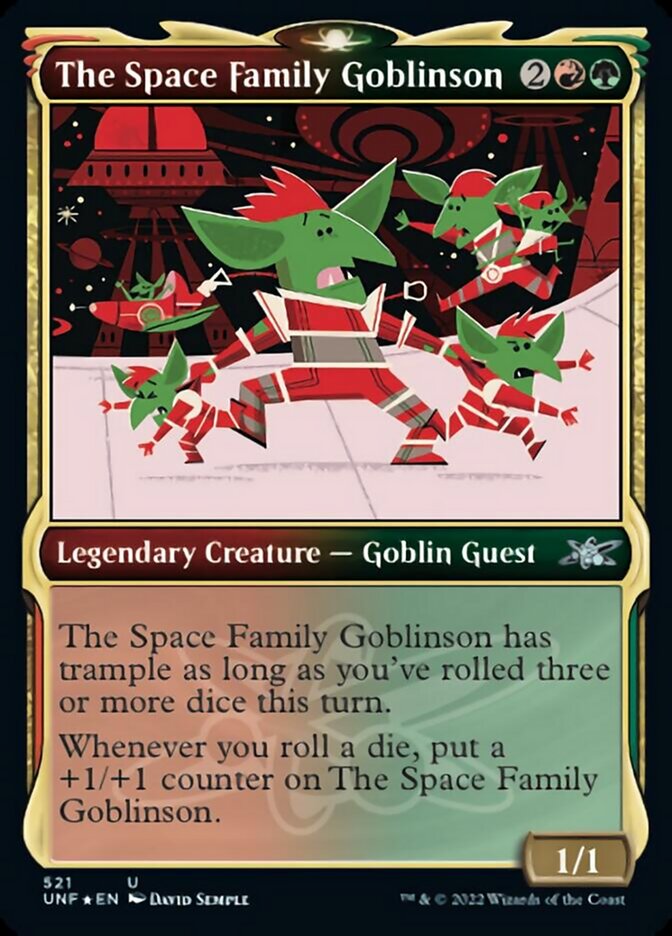 The Space Family Goblinson (Showcase) (Galaxy Foil) [Unfinity] | Cards and Coasters CA
