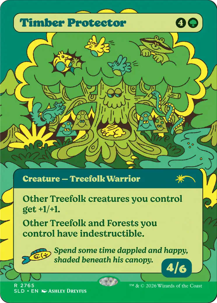 Timber Protector [Secret Lair Drop Series] | Cards and Coasters CA