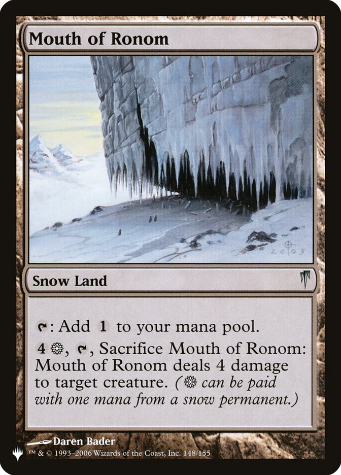 Mouth of Ronom [The List] | Cards and Coasters CA