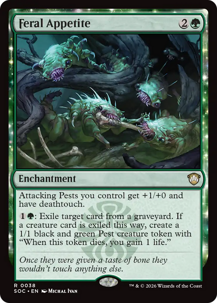Feral Appetite [Secrets of Strixhaven Commander] | Cards and Coasters CA
