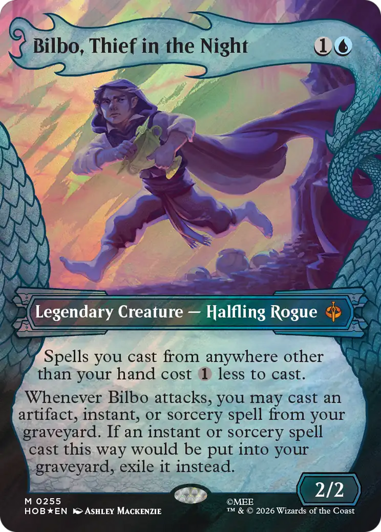 Bilbo, Thief in the Night (Showcase) (Surge Foil) [The Hobbit] | Cards and Coasters CA