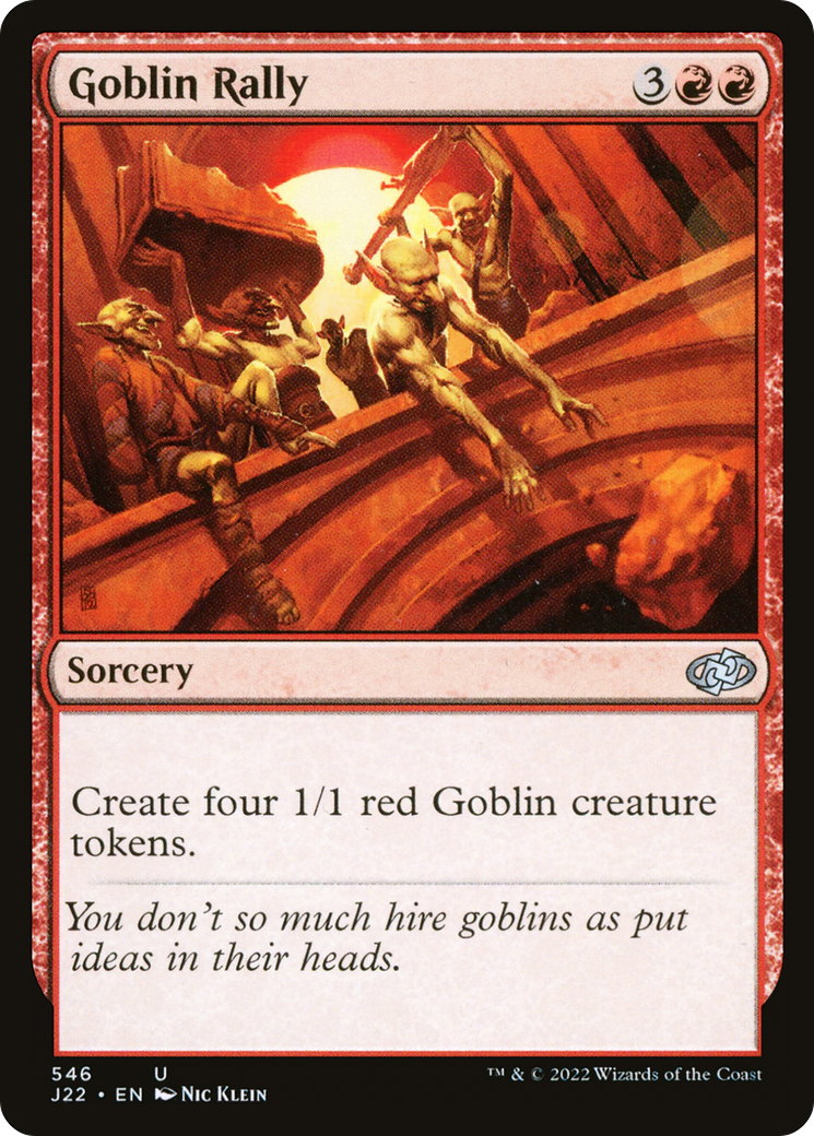 Goblin Rally [Jumpstart 2022] | Cards and Coasters CA