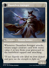 Bereaved Survivor // Dauntless Avenger [Innistrad: Midnight Hunt] | Cards and Coasters CA