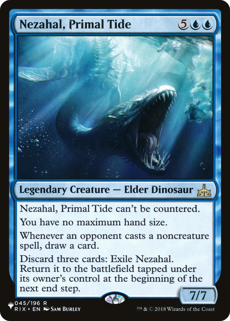 Nezahal, Primal Tide [The List] | Cards and Coasters CA
