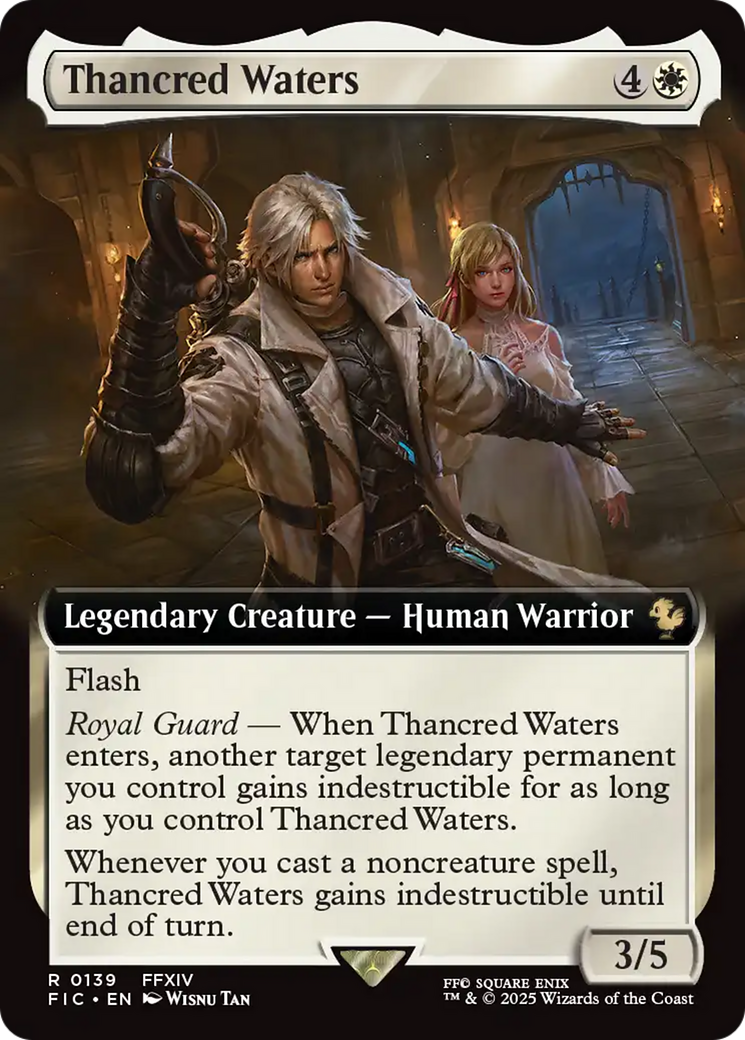 Thancred Waters (Extended Art) [FINAL FANTASY Commander] | Cards and Coasters CA