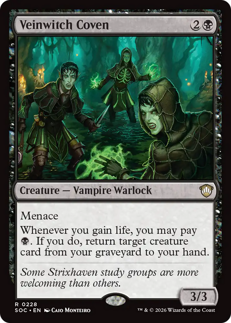Veinwitch Coven [Secrets of Strixhaven Commander] | Cards and Coasters CA