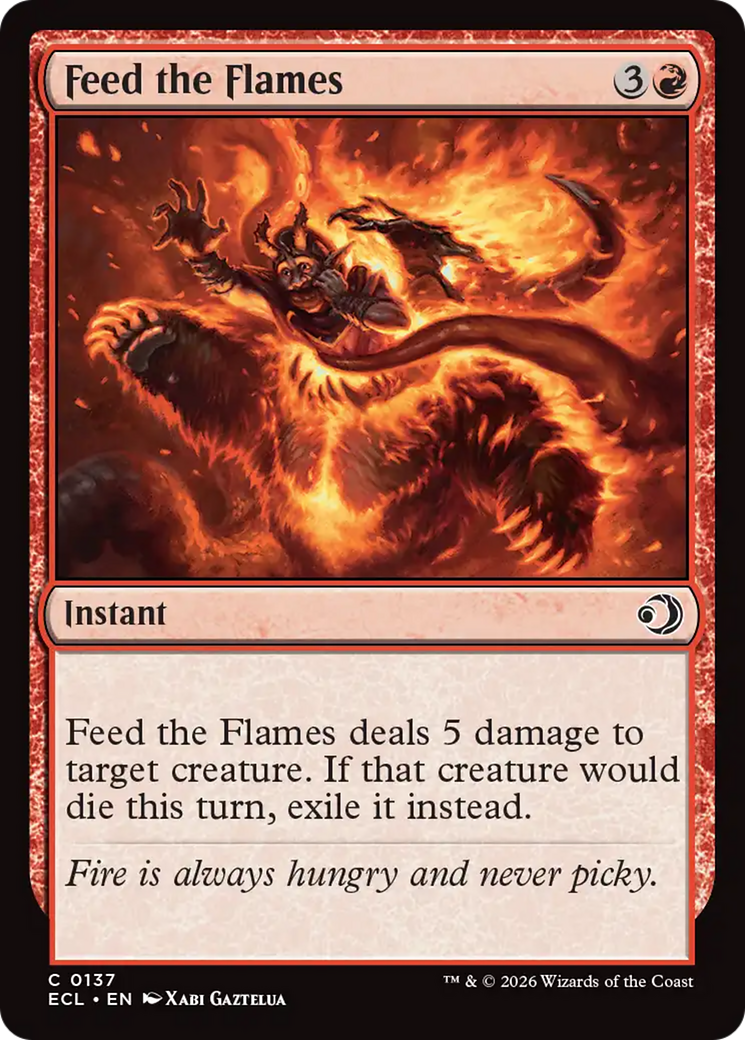 Feed the Flames [Lorwyn Eclipsed] | Cards and Coasters CA