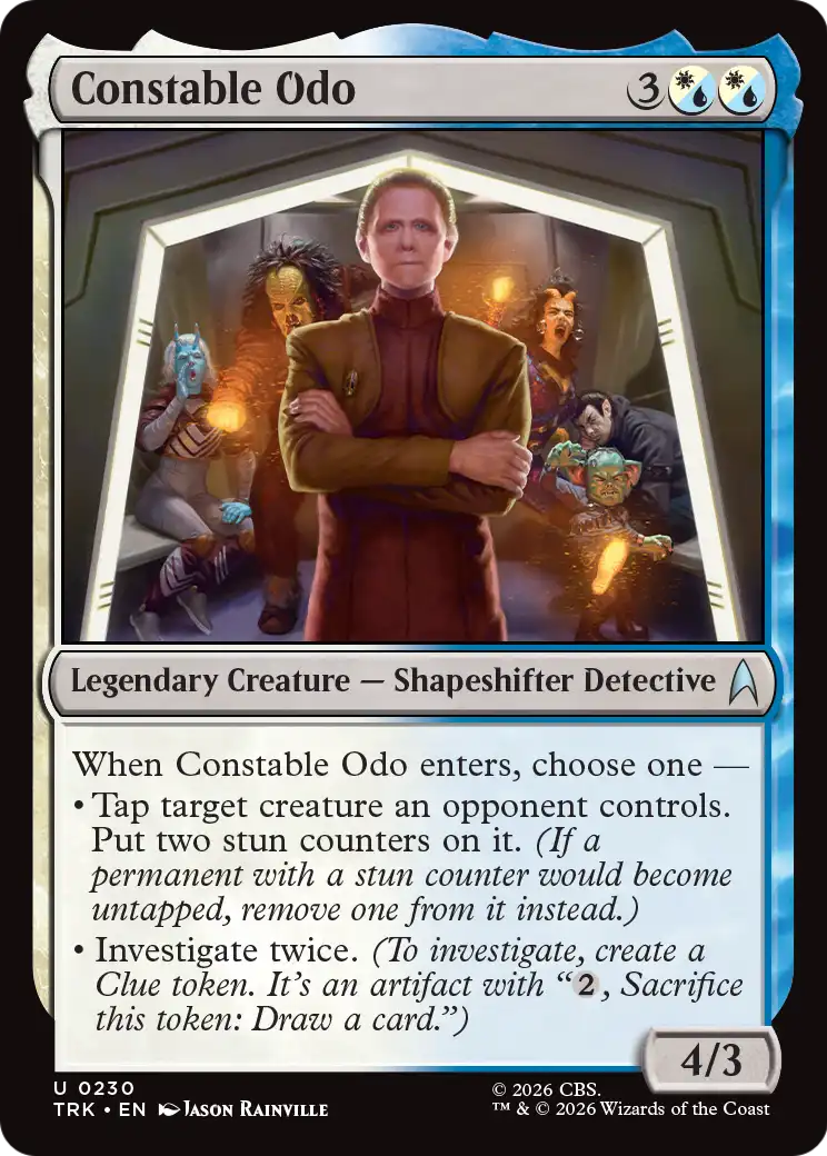 Constable Odo [Star Trek] | Cards and Coasters CA