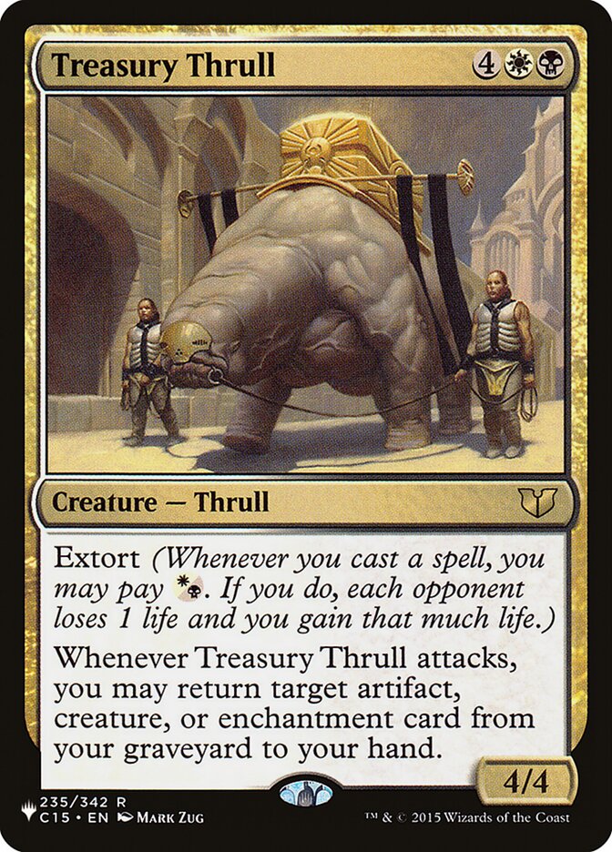 Treasury Thrull [The List] | Cards and Coasters CA