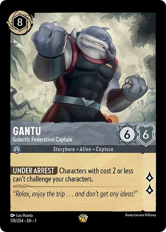 Gantu - Galactic Federation Captain (178/204) [The First Chapter] | Cards and Coasters CA