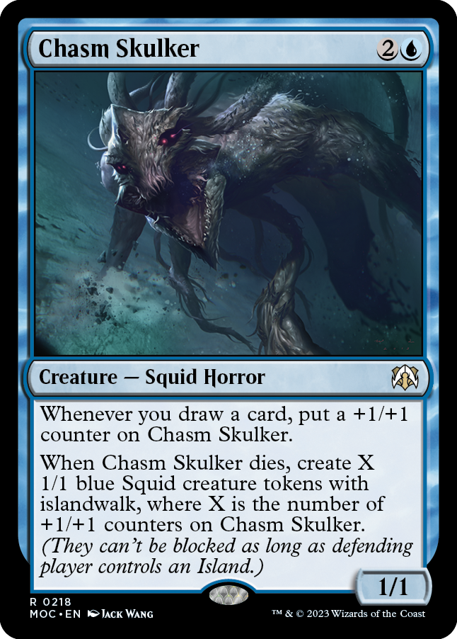 Chasm Skulker [March of the Machine Commander] | Cards and Coasters CA