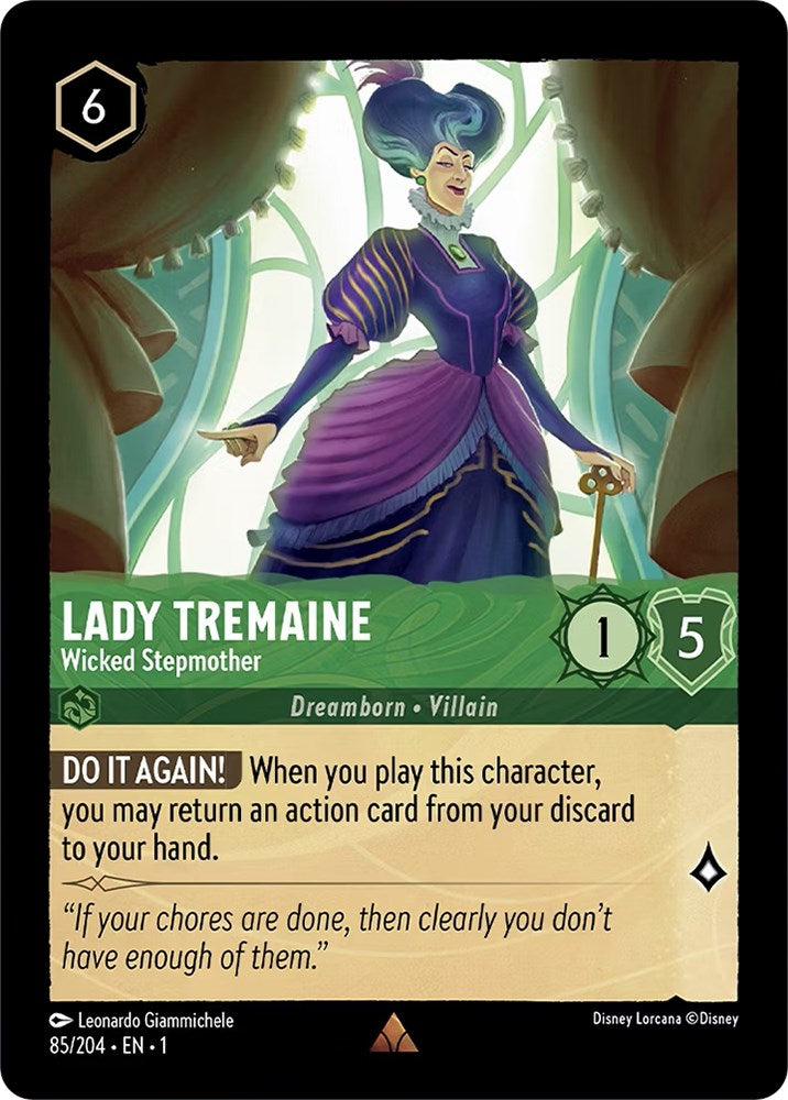 Lady Tremaine - Wicked Stepmother (85/204) [The First Chapter] | Cards and Coasters CA