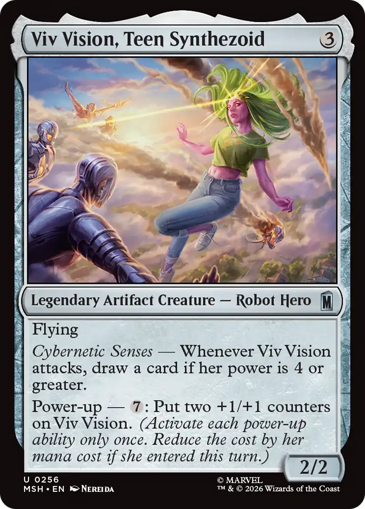 Viv Vision, Teen Synthezoid [Marvel Super Heroes] | Cards and Coasters CA