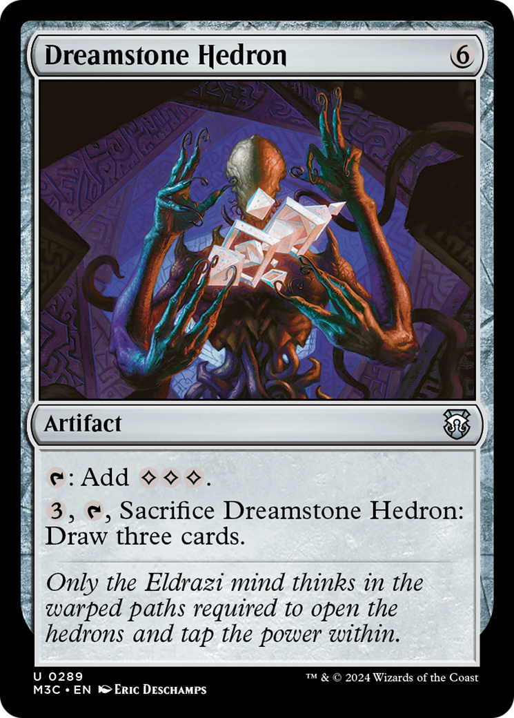 Dreamstone Hedron (Ripple Foil) [Modern Horizons 3 Commander] | Cards and Coasters CA