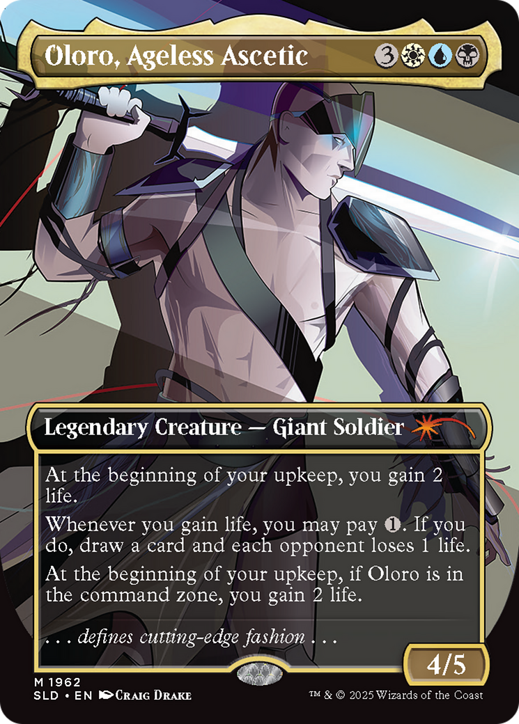 Oloro, Ageless Ascetic (Rainbow Foil) [Secret Lair Drop Series] | Cards and Coasters CA