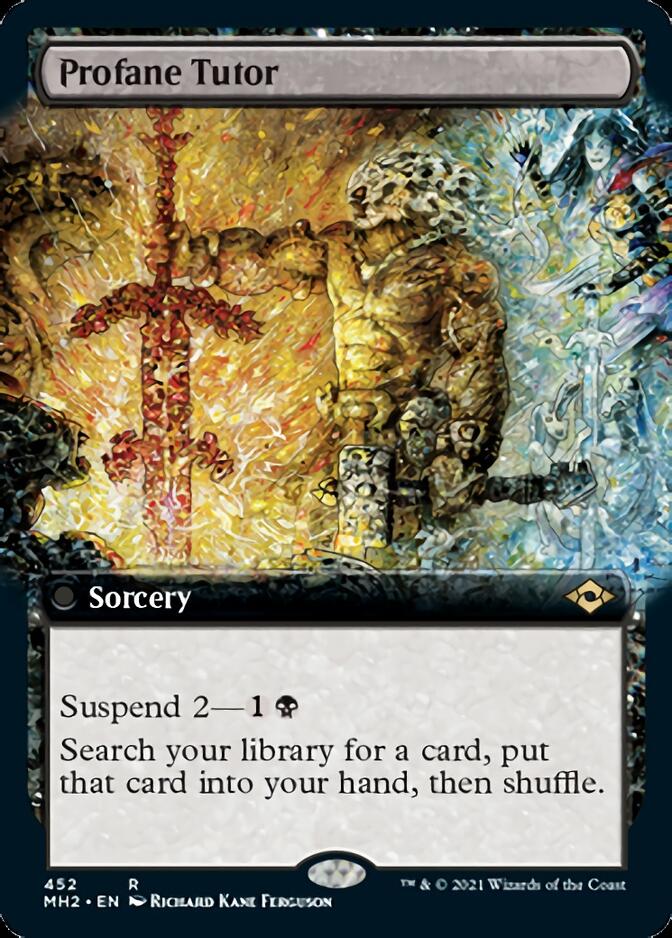 Profane Tutor (Extended Art) [Modern Horizons 2] | Cards and Coasters CA
