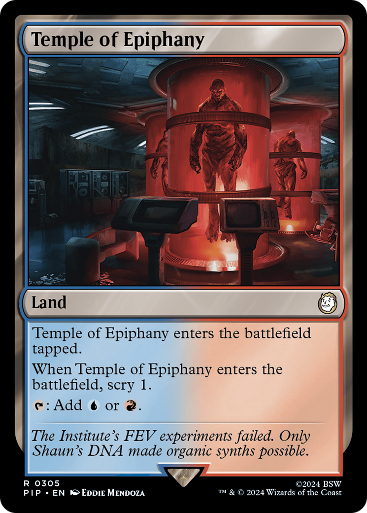 Temple of Epiphany [Fallout] | Cards and Coasters CA