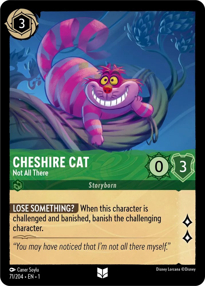 Cheshire Cat - Not All There (71/204) [The First Chapter] | Cards and Coasters CA