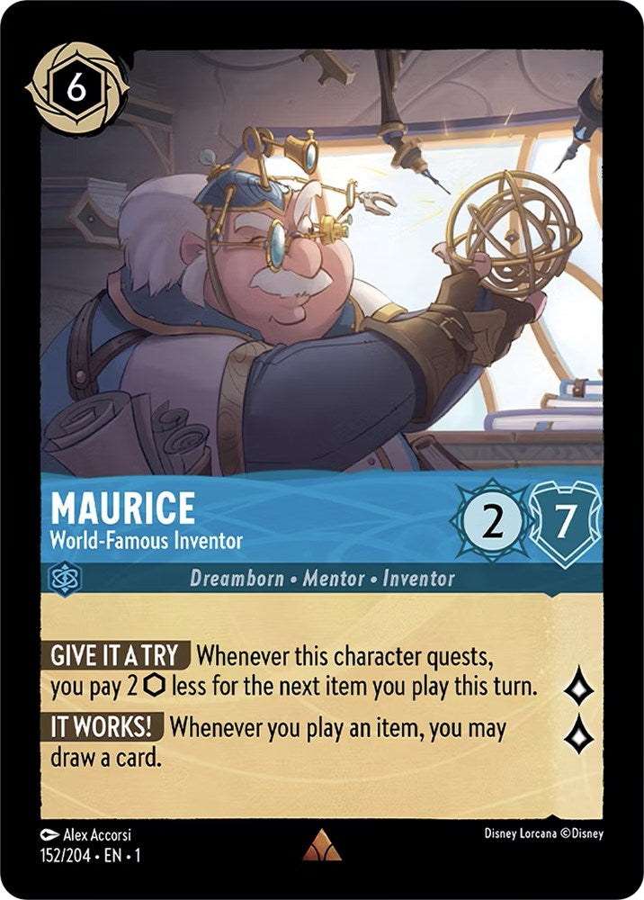 Maurice - World-Famous Inventor (152/204) [The First Chapter] | Cards and Coasters CA