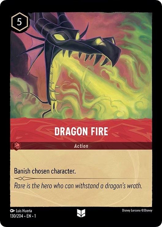 Dragon Fire (130/204) [The First Chapter] | Cards and Coasters CA