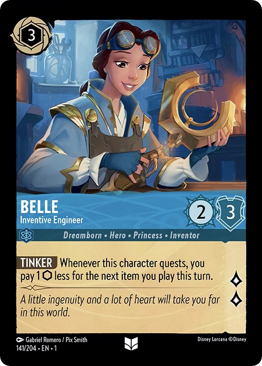 Belle - Inventive Engineer (141/204) [The First Chapter] | Cards and Coasters CA