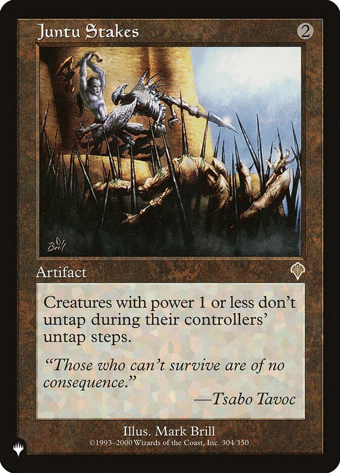 Juntu Stakes [The List] | Cards and Coasters CA