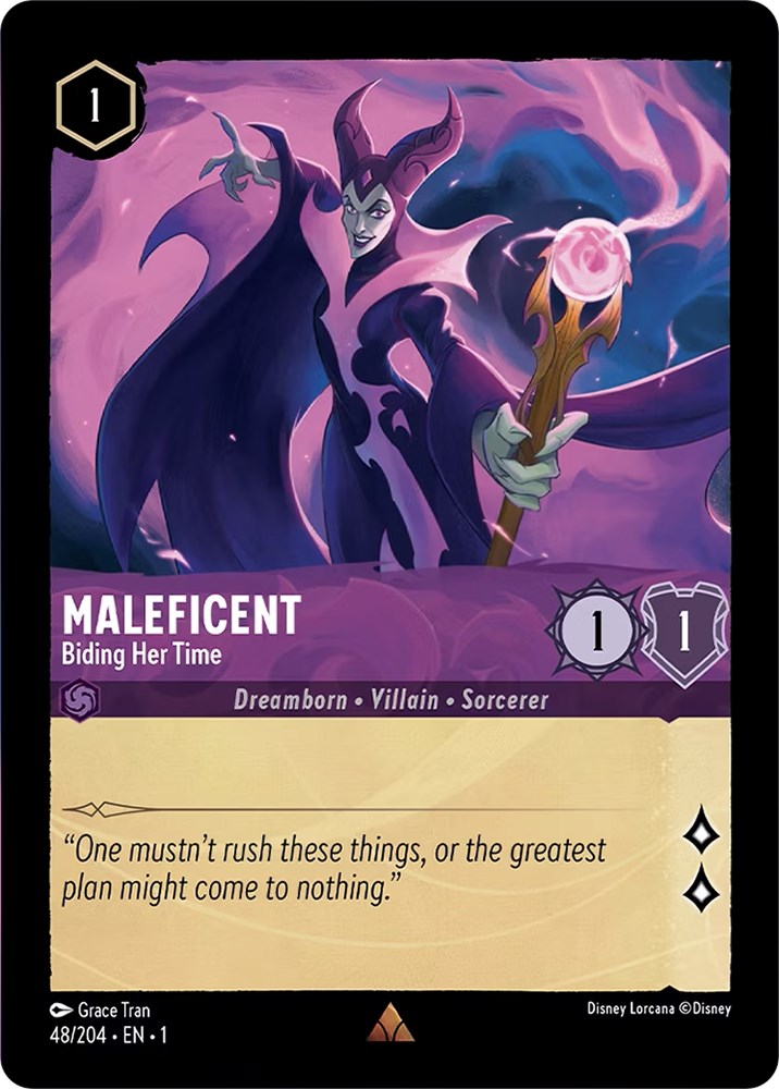 Maleficent - Biding Her Time (48/204) [The First Chapter] | Cards and Coasters CA