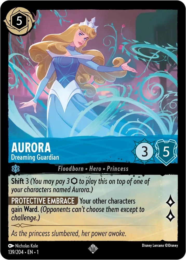 Aurora - Dreaming Guardian (139/204) [The First Chapter] | Cards and Coasters CA