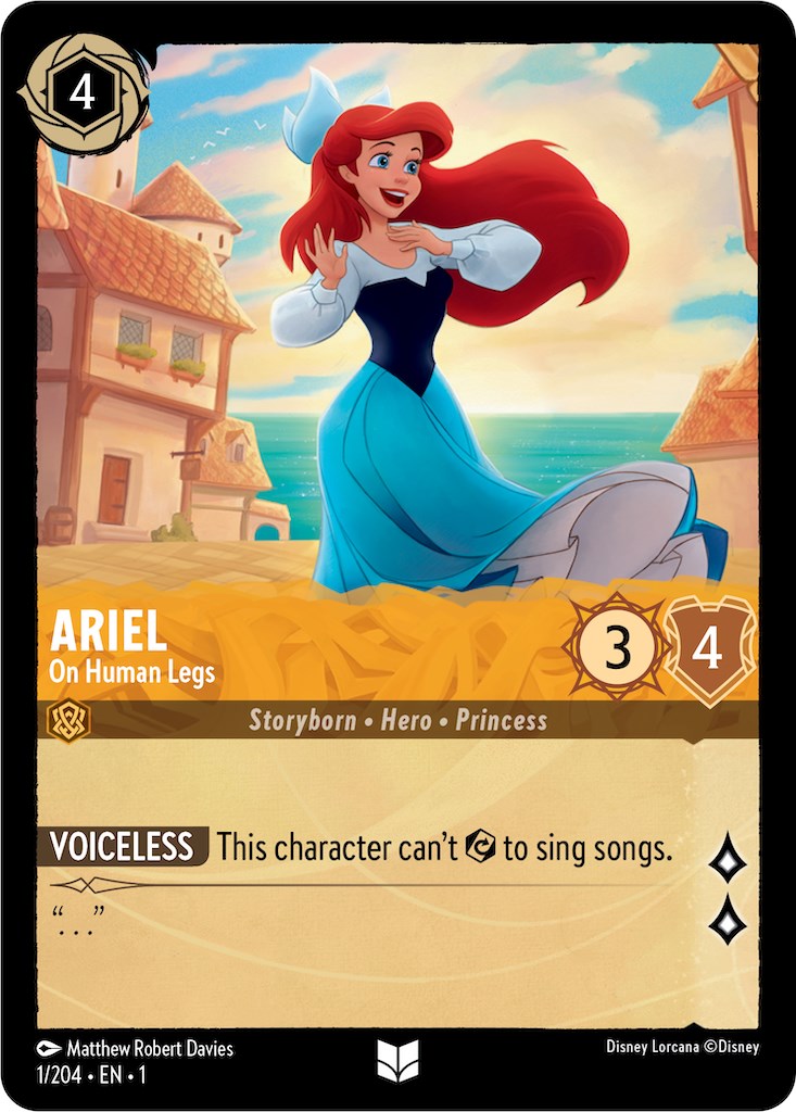 Ariel - On Human Legs (1/204) [The First Chapter] | Cards and Coasters CA