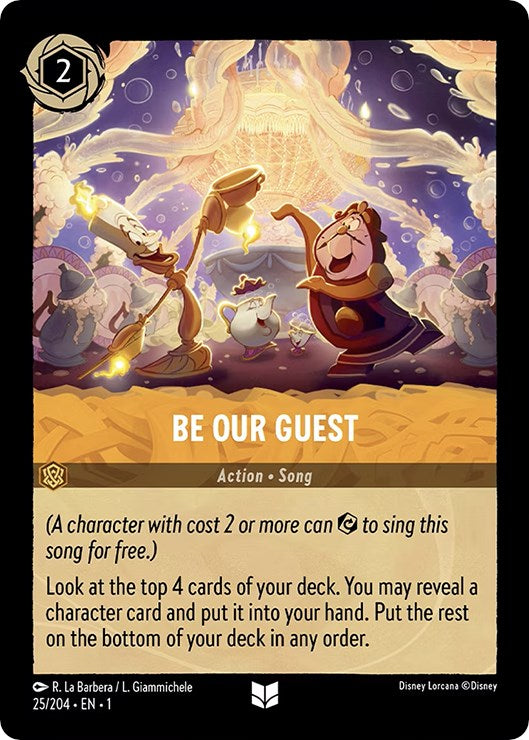 Be Our Guest (25/204) [The First Chapter] | Cards and Coasters CA