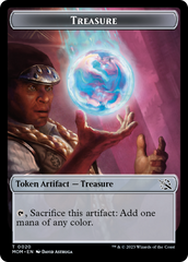 Treasure // Gremlin Double-Sided Token [March of the Machine Commander Tokens] | Cards and Coasters CA