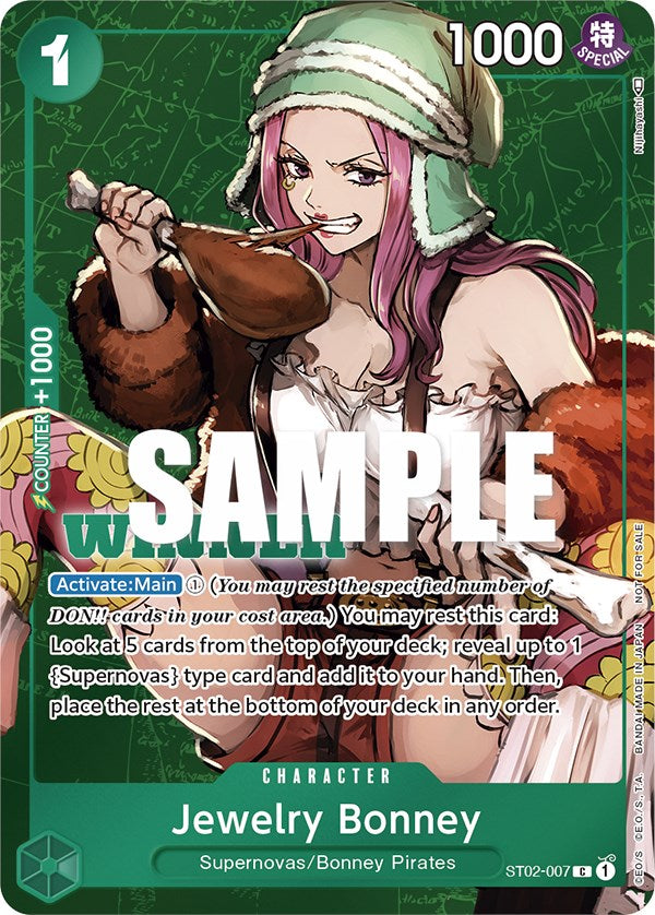 Jewelry Bonney (Tournament Pack Vol. 3) [Winner] [One Piece Promotion Cards] | Cards and Coasters CA